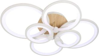 Fabrilamp Fabrilamp - Abrila Colgante Con Pantalla Modelo Dori Blanco De 3 Luces