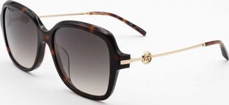 Escada Womens SESC98F-57G21-57 SESC98F 57 57G21 Sunglasses - Metallic - One Size