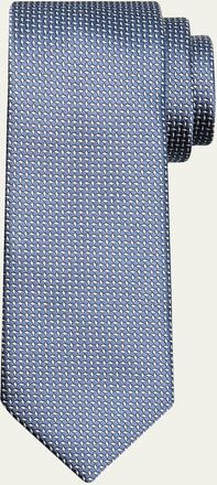 Brioni Mens Micro-Woven Silk Jacquard Tie