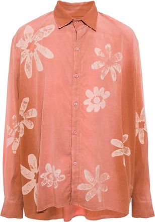Alchemist Camicia Syd a fiori - Arancione