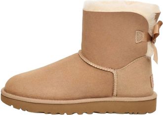 UGG (WMNS) UGG Mini Bailey Bow II Sand 1016501-SAN