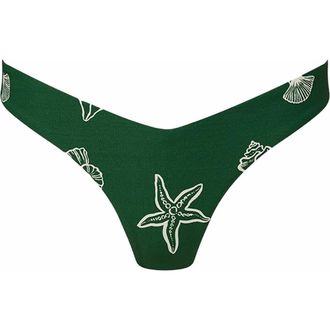 WeWoreWhat Delilah Bottom in Sea Green/off Wh at Nordstrom, Size X-Small