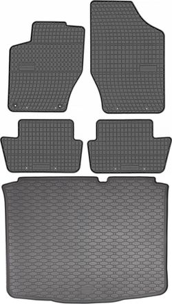 OEM Juego De Alfombrillas De Goma Para Coche Y Maletero Para Citro&euml;n C4 I Hatchback (2004-2010)
