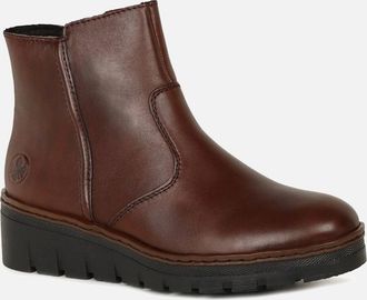 Rieker Womens Capital Womens Ankle Boots - Brown - Size: 7.5