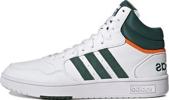 adidas Hoops 3.0 Mid White Collegiate Green GY4744