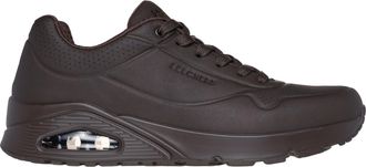 Skechers Mens Uno Stand on Air Sneaker, Choc, 11 UK