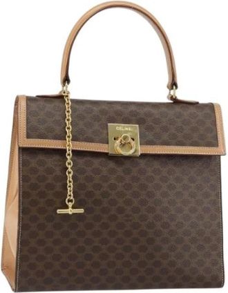 Celine Pre-owned Vintage Handtas - Dames - Vintage Handtas - Bruin - ONE Size - Vintage