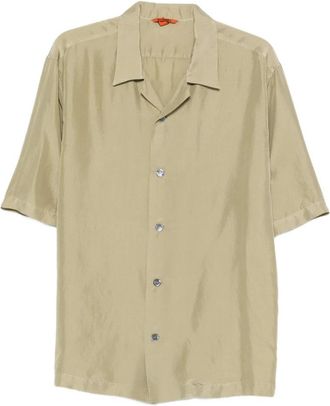 Barena Short Sleeve Shirts - Heren - Korte mouwen Overhemden - Groen - XL - Overhemden
