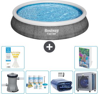 Bestway Piscina Bestway Fast Set Redonda - 396x84 Cm - 7-piezas S302
