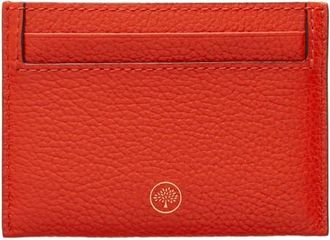 Mulberry Leather Card Case in Coral Orange at Nordstrom