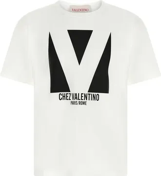 Valentino Garavani BlackWhite Chez Valentino T-Shirt