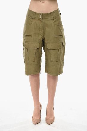 Givenchy Shorts Cargo in Cotone con Passanti Givenchy