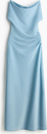 H&M Glittery halterneck dress - Blue