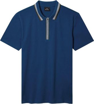 Paul Smith Polo con colletto a righe - Verde