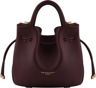 Pourchet Florin Small Satchel - Dames - Handtassen - Rood - ONE Size - Leer - Tassen
