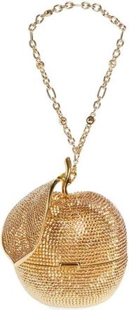 Judith Leiber Golden Delicious Apple Crystal Embellished Clutch in Champagne Sunrise Multi at Nordstrom