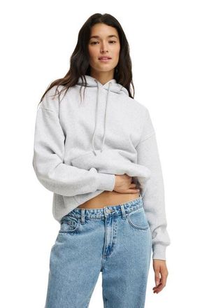 Cotton On Womens Premium Oversized Hoodie in Soft Grey Marle at Nordstrom, Size Xx-Small