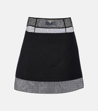 Prada Minigonna a vita alta