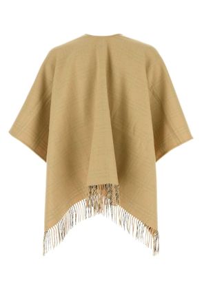 Burberry Unisex Beige Wool Reversibile Cape Sandsand Exterior: Maglieria Sweater