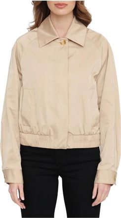 Pennyblack Korte Jas Paiolo Stijl - Dames - Zomerjassen - Beige - M - Polyester - Jassen