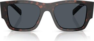 Prada 54mm Square Sunglasses in Root Tortoise /Dark Grey at Nordstrom