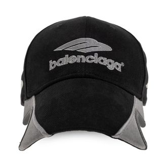 Balenciaga Baseball Cap - Heren - Petten - Zwart - S - Katoen - Accessoires