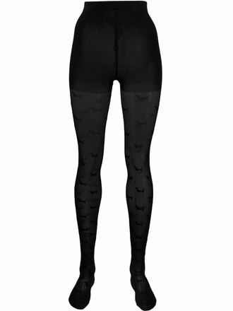 Thom Browne Panty met patroon - Zwart