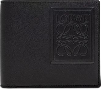 Loewe Portafoglio goffrato in pelle - Nero