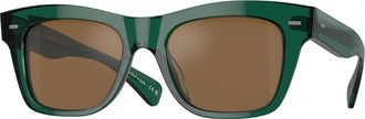 Oliver Peoples OV5542SU Ms. Oliver 1763G8 Womens Sunglasses Green Size 51