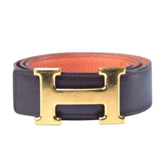 Herm&egrave;s Pre-owned Vintage Reversible Belt - female - Herm&egrave;s Vintage - Vintage Belts - Brown - ONE SIZE - Pre-owned