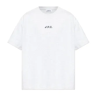 A.P.C. T-Shirts, male, Gray, Size: 2XL Wind Gots T-Shirt