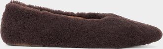 Staud Alba Shearling Ballet Flats