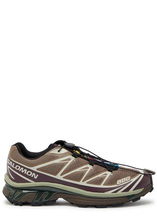 Salomon Salomon XT-6 Panelled Mesh Sneakers - Brown - 8.5 (IT42.5 / UK8.5)