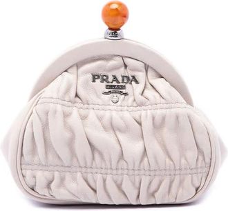 Prada Pre-owned Prada Nappa Gaufre Kiss Lock Coin Purse Ladies OUZVDR7UZ7OIYIDA