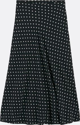 La Redoute Collections Wijde rok, stippenprint, lang