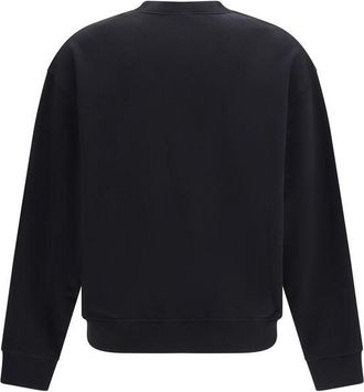 Palm Angels Mens Black Cotton Sweatshirt Clothing
