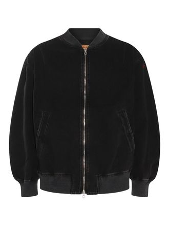 Diesel Black Cotton Denim Jacket