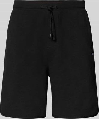 HUGO BOSS Regular Fit Shorts aus Baumwoll-Mix Modell JT_Member Short in Black, Gr&ouml;&szlig;e XXXL