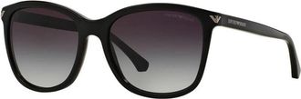 Emporio Armani Zonnebril - Dames - Zonnebrillen - Zwart - 56 MM - Accessoires
