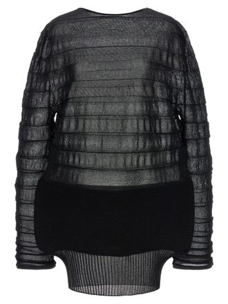 Issey Miyake Moving Knit-Oberteil