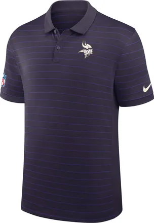 Nike Minnesota Vikings Rivalries Collection Sideline Victory Striped Nike Mens Dri-FIT NFL Polo in Purple | 03BG0CRG9M-5U0