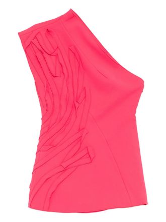 Acler Grovehill top - women - Polyester/Polyester - 10 - Pink