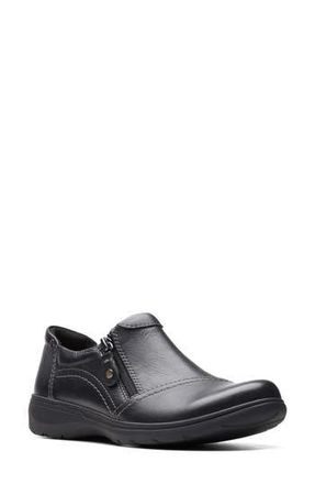 Clarks Carleigh Ray Slip-On Shoe in Black Leather at Nordstrom Rack, Size 8.5