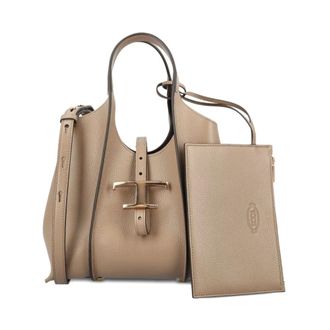 Tod's Tods, Tote Bags, female, Brown, Size: ONE SIZE T Timeless Mini Shopping Bag