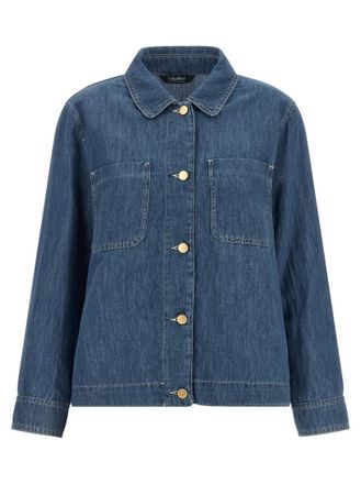 Max Mara Denim Regular Solid Shirt