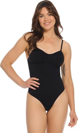 Magic Bodyfashion Shaping-Body MAGIC BODYFASHION, Damen, Gr. XXL, N-Gr, schwarz, Obermaterial: 92% Polyamid, 8% Elasthan, eng normal, tiefer V-Ausschnitt, Bodys Shaping