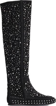 Zadig&Voltaire SWCT00791 Suède kniehoge laarzen voor dames