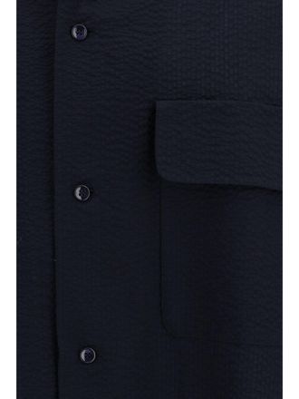 Giorgio Armani Mens Cotton Shirt Night Sky
