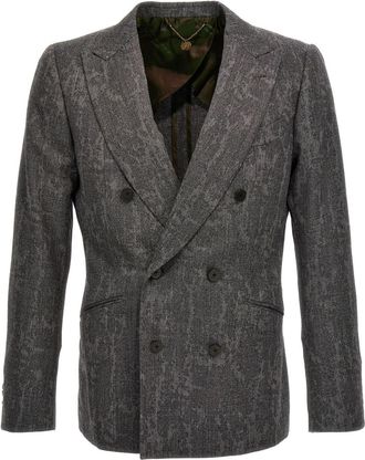 Maurizio Miri double-breasted blazer - Grey