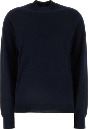Maison Margiela Navy Blue Crewneck Pullover